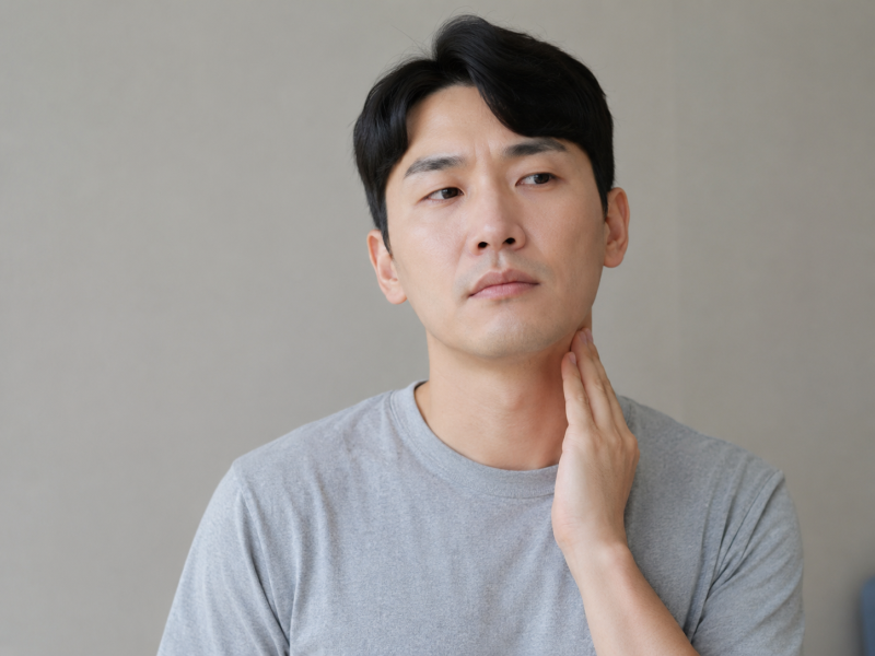 목 멍울 통증이 계속된다면 확인해야 할 원인 5가지