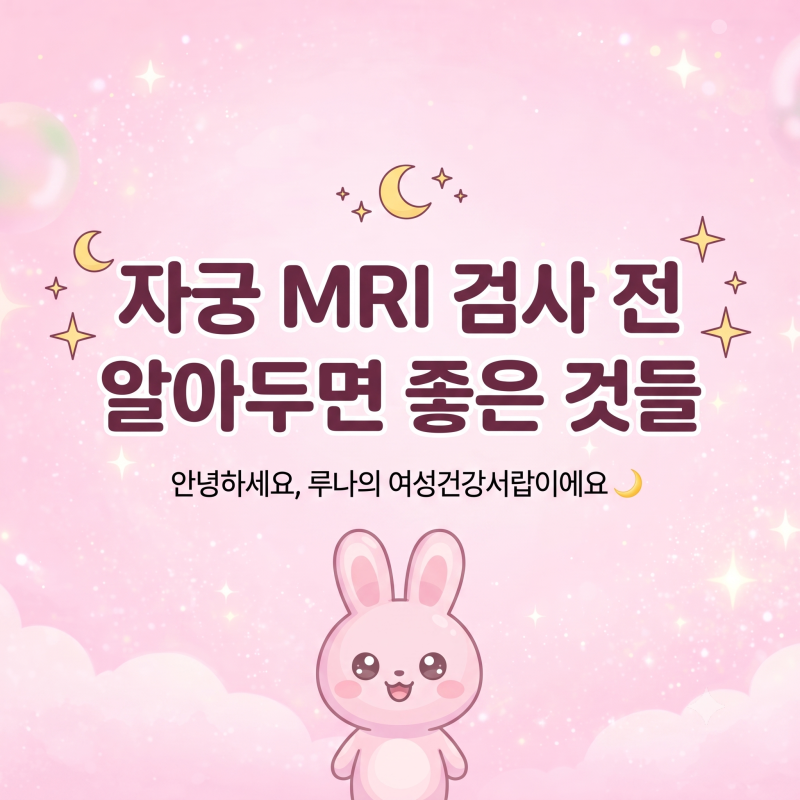 자궁 MRI 검사 전 알아두면 좋은 것들 들한 번쯤 짚어보세요