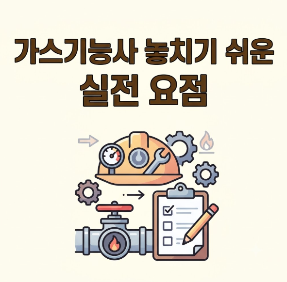 가스기능사 시험 필기 출제 범위부터 실기 배점, 합격률 알아보기