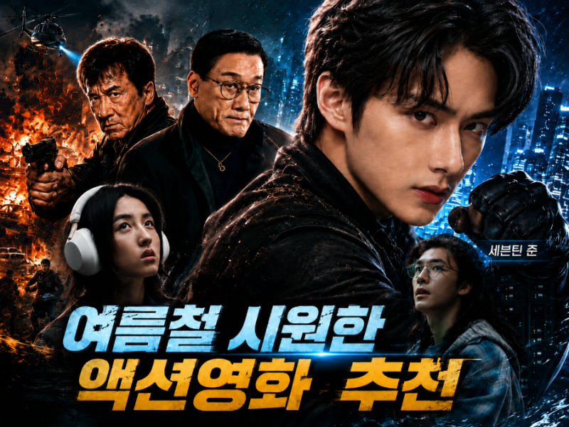 영화 포풍추영 성룡 양가휘 세븐틴 준 출연 시원한 액션영화 추천 후기