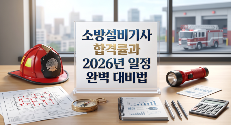 소방설비기사 합격률과 2026년 일정 완벽 대비법