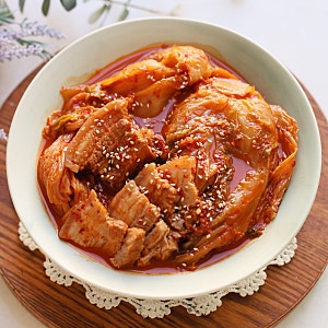 돼지 고기 삼겹살 김치찜 레시피 묵은지찜