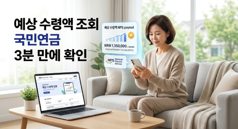 국민연금 예상 수령액 조회 방법 3가지! (모바일·PC 내연금 간단 모의계산)