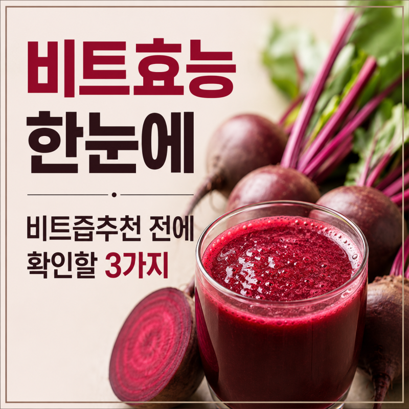 비트효능 한눈에, 비트즙추천 전에 확인할 3가지