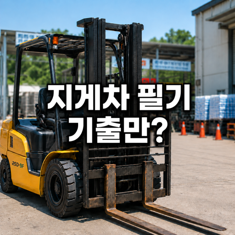 지게차운전기능사 필기, 기출만 외워도 붙을까