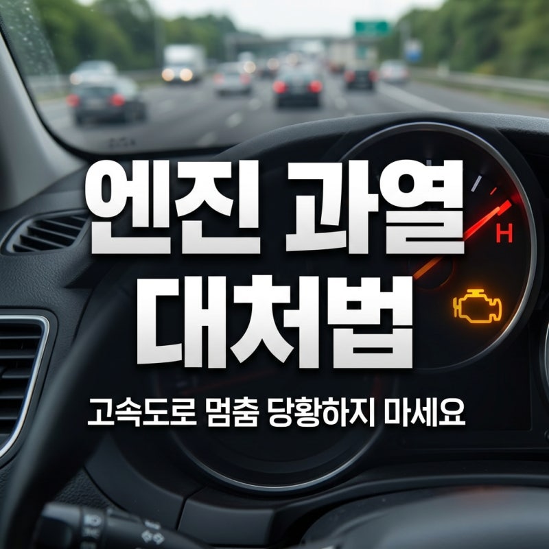 고속도로 엔진 과열 발생 시 당황하지 않고 대처하는 3단계 요령