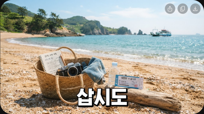 삽시도 여행 준비, 배편과 물때 확인이 중요한 이유