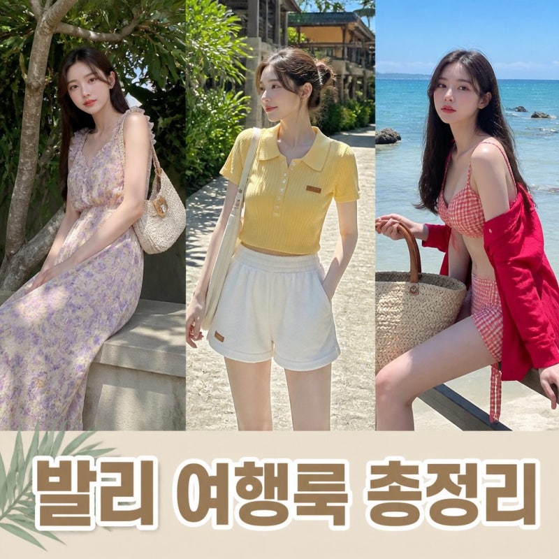 정소민 발리 여행 사복 패션 정보 총정리