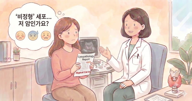 갑상선 조직검사 결과 속 '비정형(Atypical)', 암이라는 뜻일까요? - 원주 갑상선 여의사 전문의....