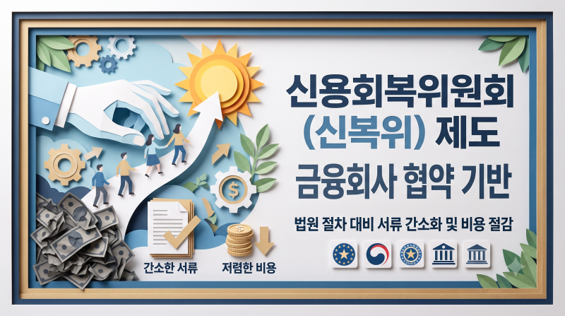 연체 일수별 우리나라 채무조정 제도 5가지 총정리
