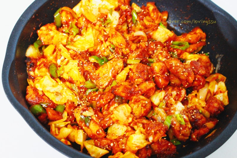 닭갈비 레시피 양념장 치즈닭갈비 만들기 순살닭갈비 소스