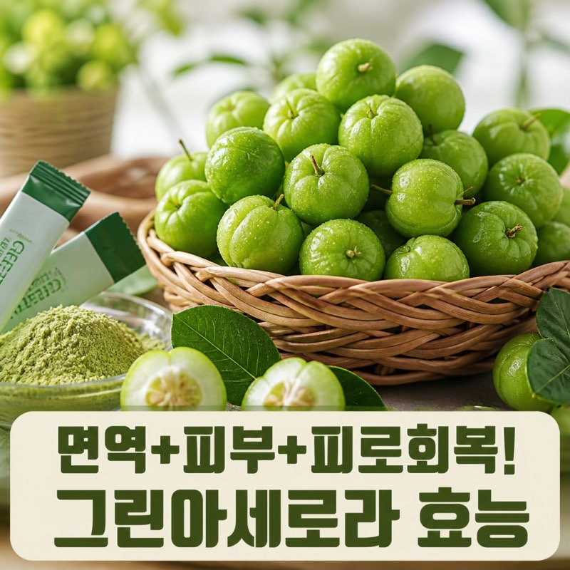 그린아세로라 효능과 부작용 먹는법 총정리
