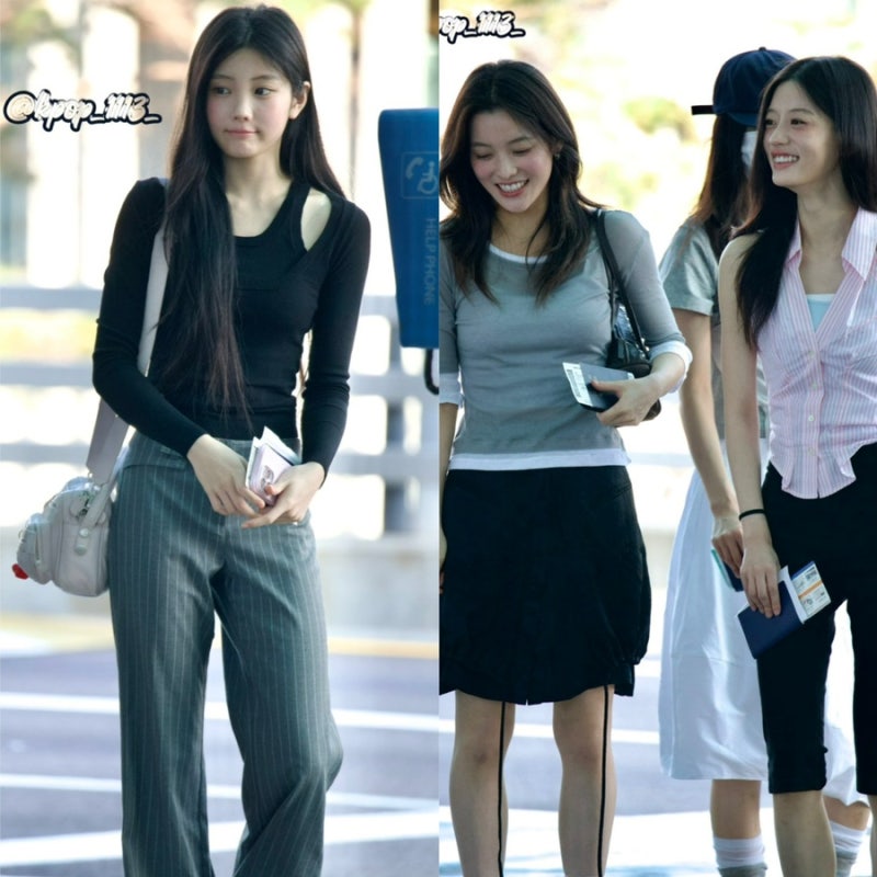 ILLIT Wonhee's Legendary Airport Fashion, Iroha's Gimaguas Style