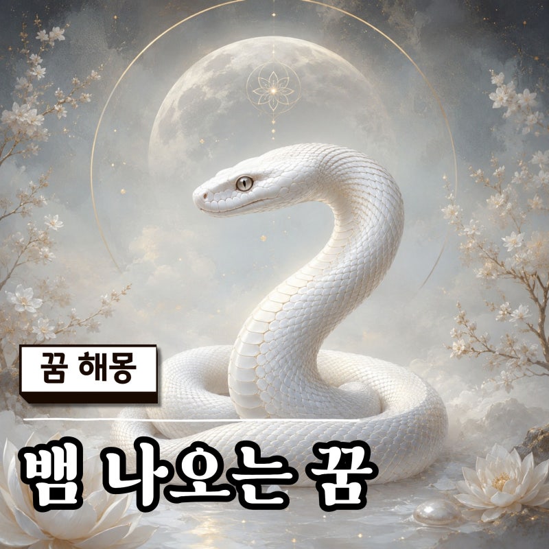 뱀 나오는 꿈, 뱀 꿈, 뱀을 잡는 꿈 물리는 꿈 길몽일까 흉몽일까?최종 정리