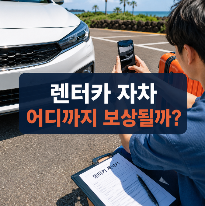 렌터카 완전자차와 일반자차, 사고 나면 비용이 얼마나 다를까?