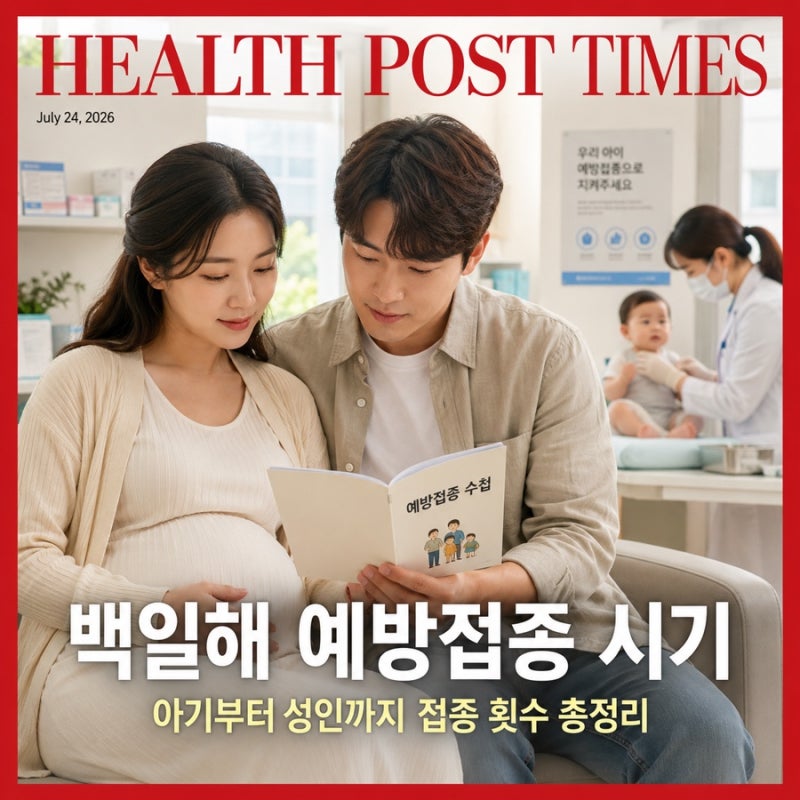 백일해 예방접종 시기, 아기부터 성인까지 접종 횟수 총정리