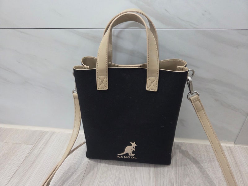 캉골 듀오 미니쇼퍼백 3877 블랙 후기 가성비갑 데일리가방