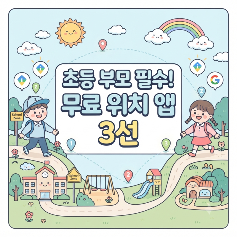 자녀 위치추적앱 무료 추천 비교 (아이폰·안드로이드 호환·실시간 동선·안심존 설정)