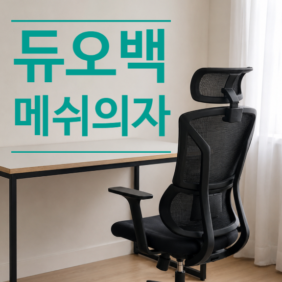 듀오백 T-ZERO 메쉬의자 추천 | 오래 앉아도 편안한 가성비 사무용의자