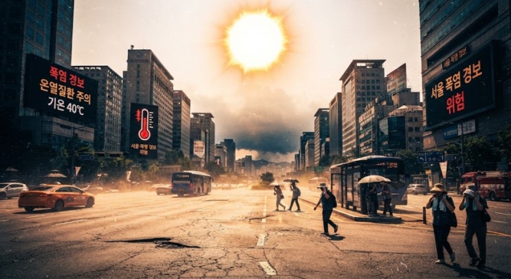 37도 <b>폭염</b> 엄습: 일본 <b>온열질환 급증</b> 사례를 통한 <b>폭염</b>... 