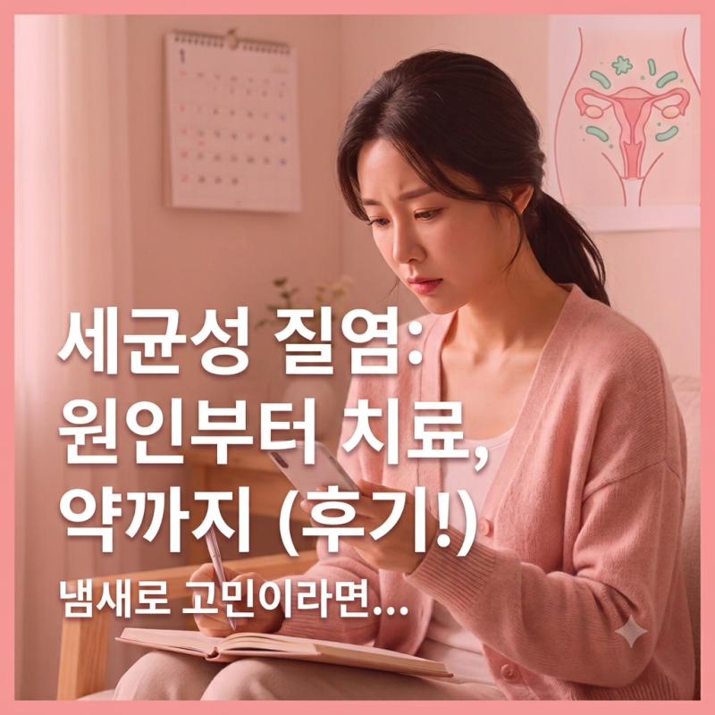 세균성 질염 치료, 원인, 약까지 알아본 후기 총정리! (냄새 때문에 고민이라면..)