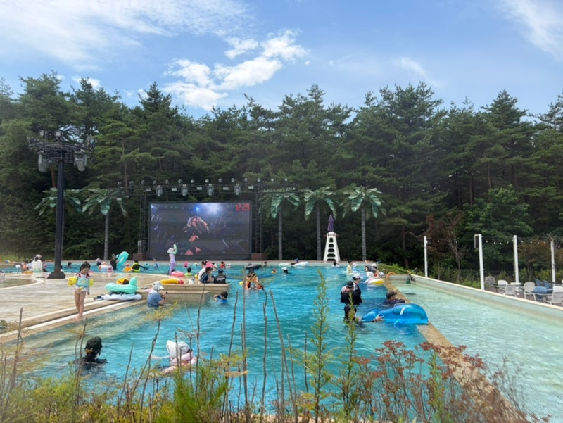 양양 더앤리조트 가든온｜삼대가 함께 즐긴 온천 야외수영장
