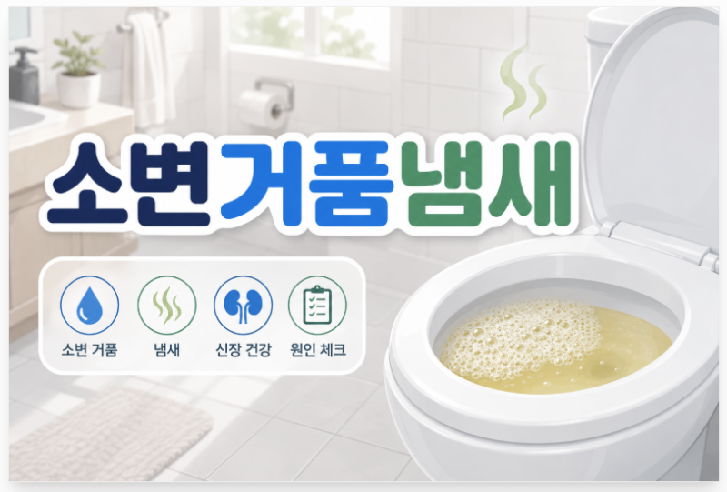 여자 소변 거품 냄새 원인을 자세하게 알아보면