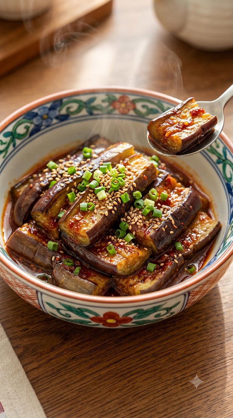 여름철 입맛 살리는 촉촉하고 매콤달콤한 가지찜 만드는 법 (양념장 황금비율)