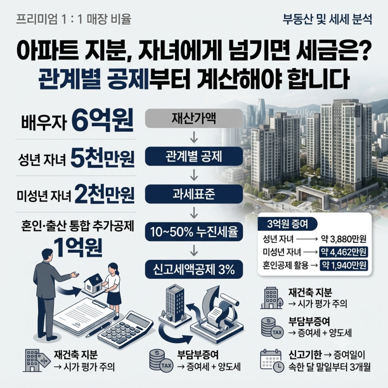 증여세 계산기로 5분 만에 예상 세액 확인하는 법 (2026년 공제 한도 기준)