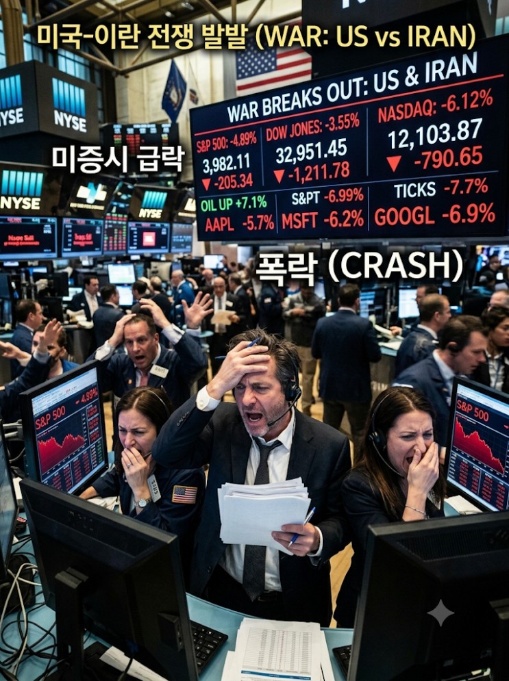 7월22일 나스닥 -2.5% 폭락 미국 전쟁, <b>유가</b> 급등 다시 불안... 