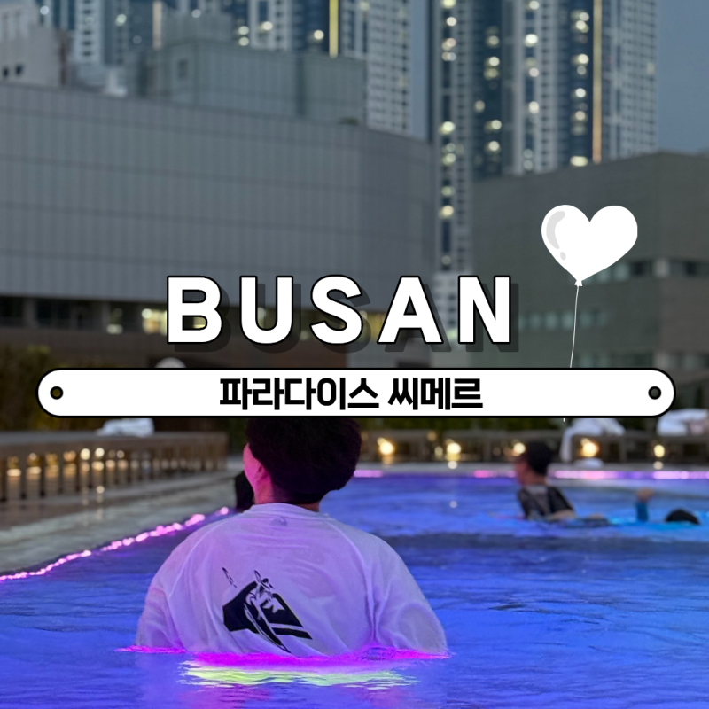 [부산] 남편이랑 힐링 타임! 파라다이스 호텔 씨메르 후기 (수영복·수영장·주차·근처 맛집/....