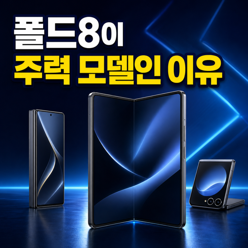갤럭시 Z 폴드8이 주력 모델인 이유｜폴드8 울트라·플립8 가격과 차이 비교