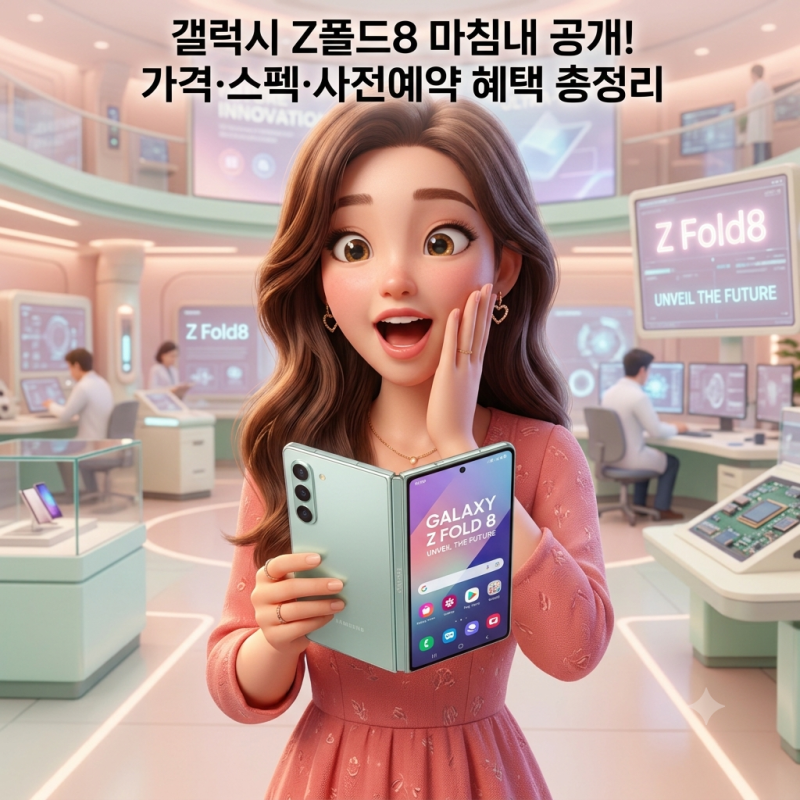 갤럭시 Z폴드8 출시일, 가격, 스펙 총정리: 울트라 차이점과 사전예약 혜택까지