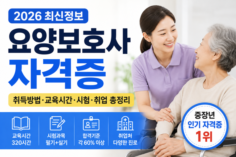 요양보호사 자격증 준비 전 꼭 알아야 할 시험과 비용