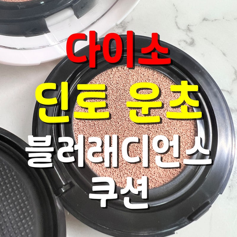 다이소 딘토 쿠션 운초쿠션 C93 캄운초 후기