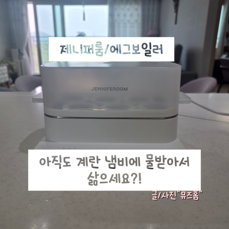 계란찜기 추천 제니퍼룸 후기 | 버튼 하나로 반숙·완숙 다 됨