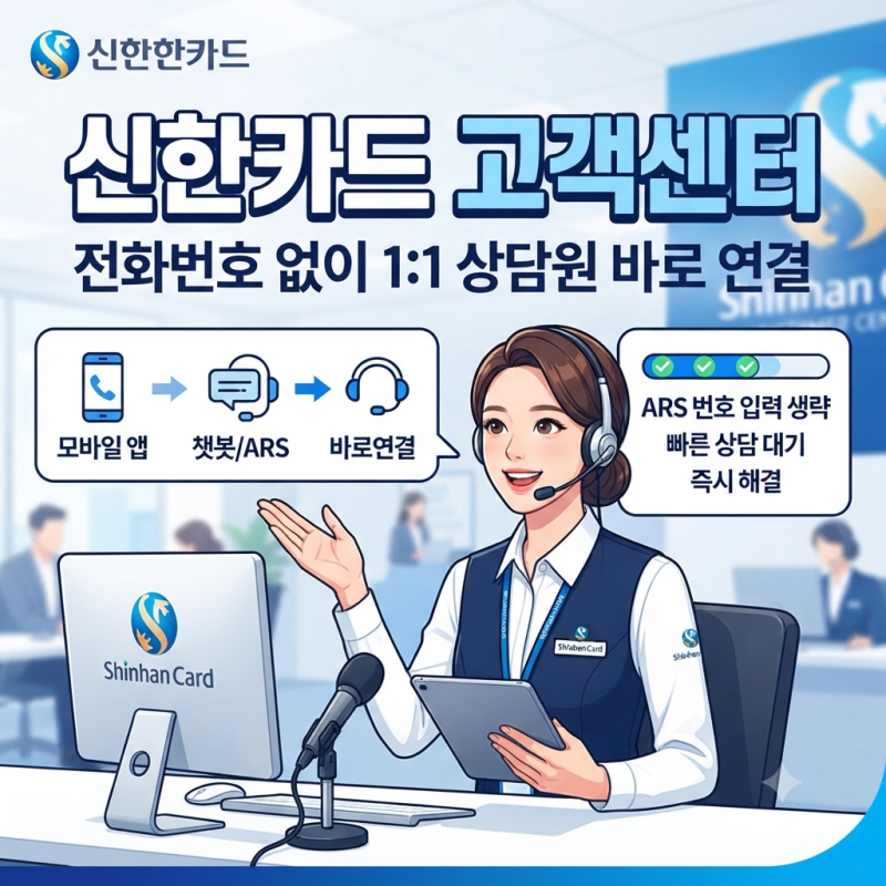 신한카드 고객센터 전화번호, 누르면 바로 연결, 빠른 방법 총정리