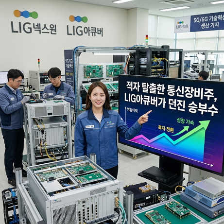 적자 탈출한 통신장비주, LIG아큐버가 던진 승부수