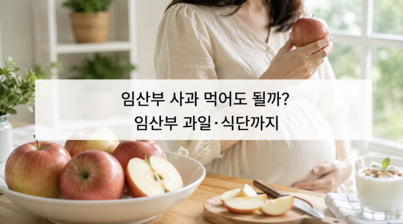 임산부 사과 먹어도 될까? 임산부 과일 식단까지