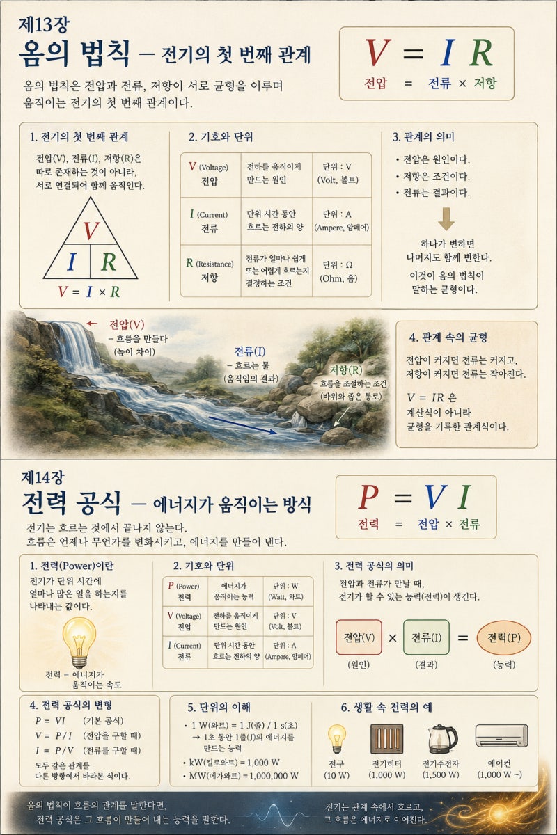 제13장 옴의 법칙 — 전기의 첫 번째 관계