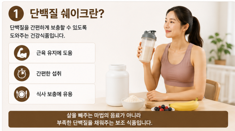 단백질 쉐이크가 필요한 사람과 필요 없는 사람