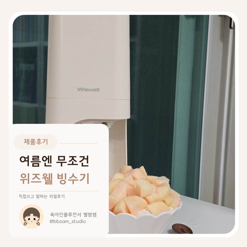 눈꽃빙수기계 추천 가정용 빙수기계 위즈웰