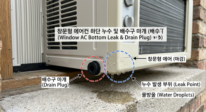 파세코 창문형 에어컨 물넘침 원인과 냉방 불량 해결하는 5분 자가 조치법
