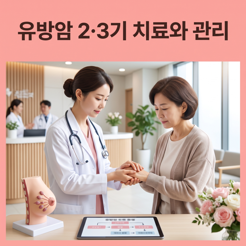 유방암 2·3기 치료와 관리