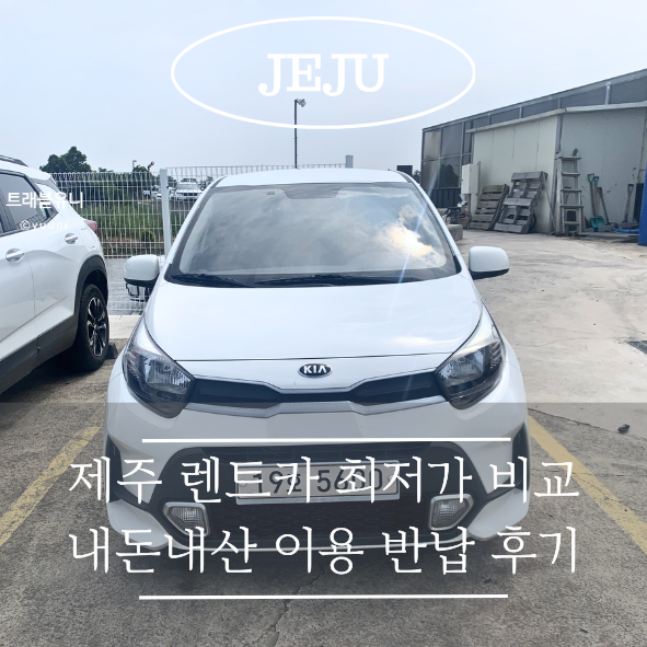 제주 렌트카 내돈내산 후기 공항 셔틀부터 인수 반납까지 이용 총정리