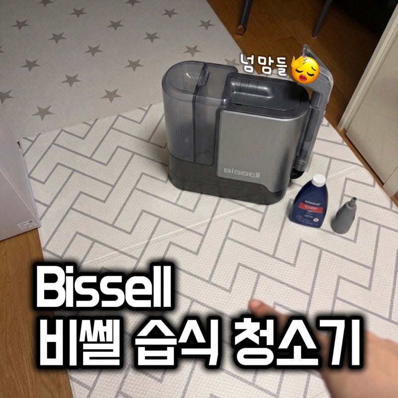 패브릭 소파 강아지 오줌 얼룩 지우기! 비셀 습식 청소기 내돈내산 솔직 후기 (사용법&꿀팁) +....