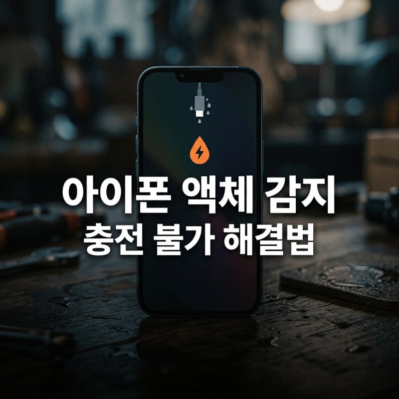 아이폰 액체 감지 충전 안 될 때, 고장 방지하는 올바른 대처법