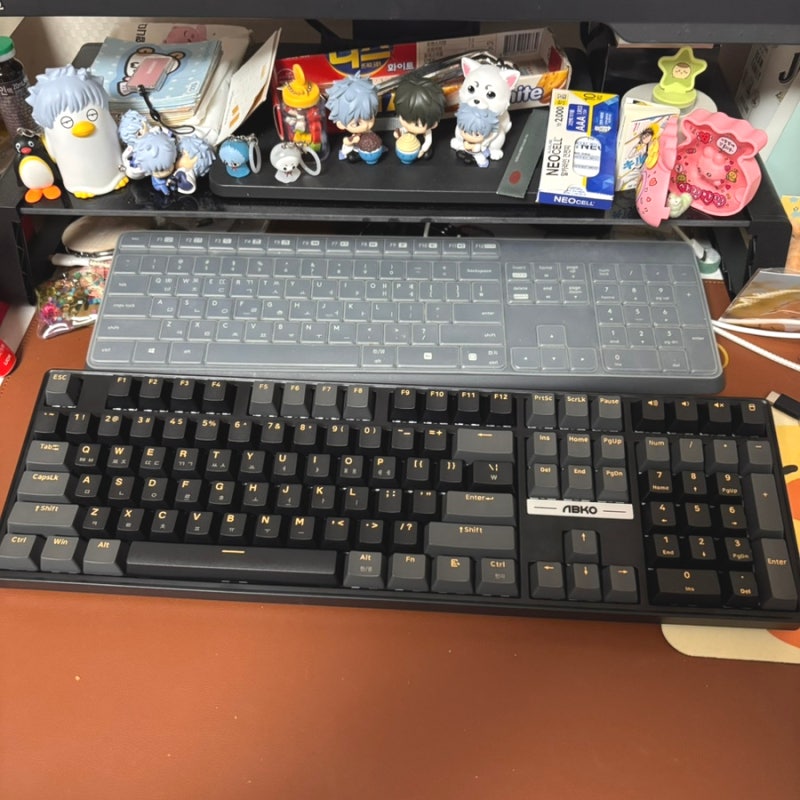 앱코 청축 키보드 추천 K580 게이밍 기계식 키보드