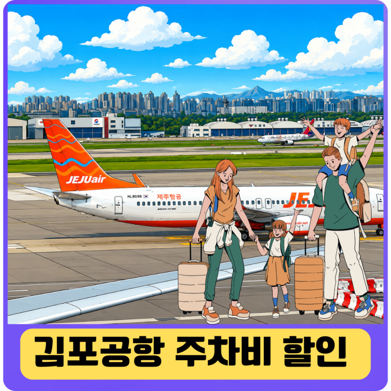 김포공항 주차장 주차요금 할인 예약 팁