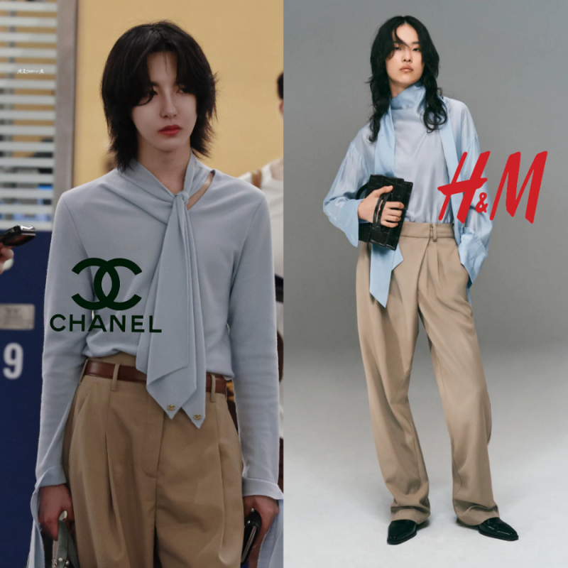 돈 잘 버는 재벌 막내 이모 같은 런쥔 샤넬 공항룩 내가 흐앤므(h&m)에서 찾아줄게